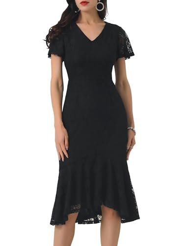 August Sky Women's Lace Midi Dress