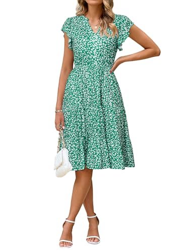 August Sky Floral Tiered Midi Dress