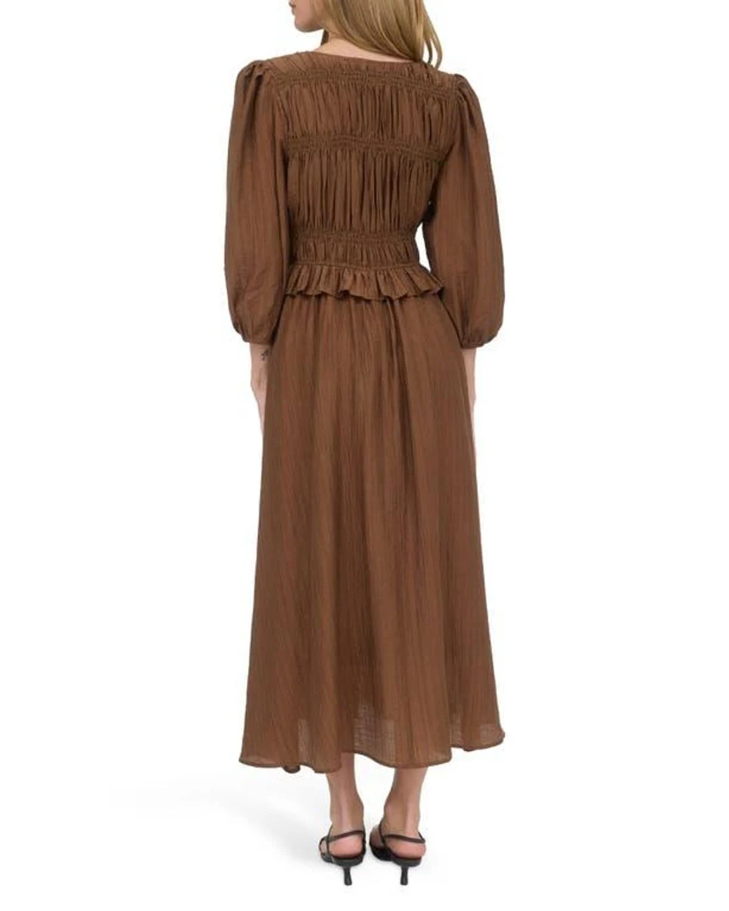 August Sky Pleated Maxi