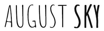 august sky logo